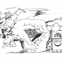 Cartoon Zwart wit