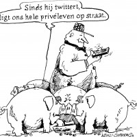 Cartoon Zwart wit