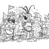 Cartoon Zwart wit