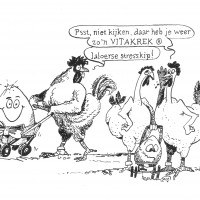 Cartoon Zwart wit