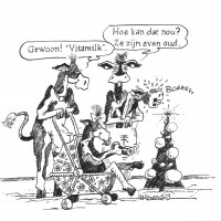Cartoon Zwart wit