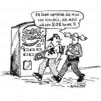 Cartoon Zwart wit