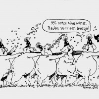 Cartoon Zwart wit