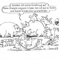 Cartoon Zwart wit