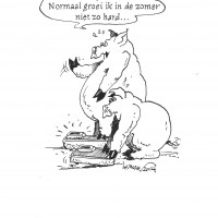 Cartoon Zwart wit