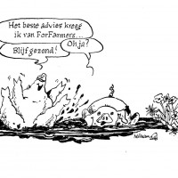 Cartoon Zwart wit