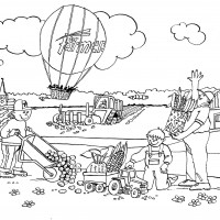 Cartoon Zwart wit